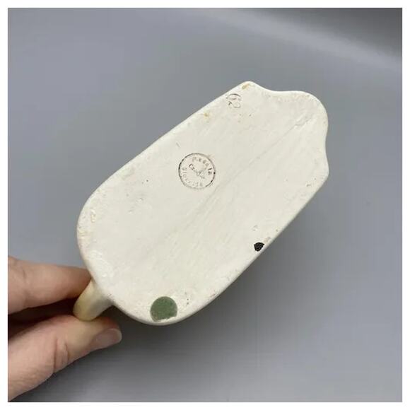 Vintage Ceramic Cow Creamer Orange Tan Made in Czechoslovakia‎ - Picture 6 of 7